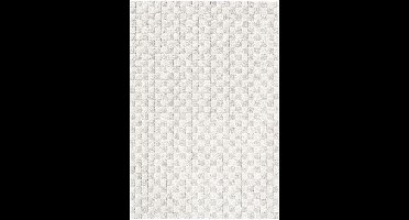 Rugsman Kyoto 014.0010.6121 Vloerkleed - 200 x 290 cm - Ivoor - Rechthoekig - Polyester - Woonkamer - Geometrisch - Shaggy - Hoogpolig, Scandinavisch, Modern