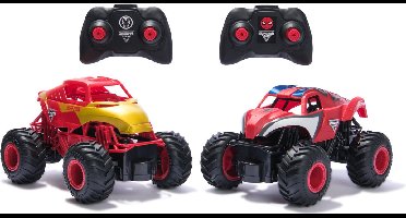 Monster Jam RC Marvel - Iron Man & Spiderman bestuurbare truck - Schaal 1:24