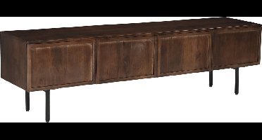 Livingfurn - TV Meubel Elan - 180x50x40 cm - Mangohout