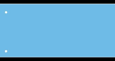 Scheidingsstrook qbasic 240x105mm 50vel blauw | 24 stuks