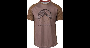 MTB Fietsshirt Venture Unisex - Bruin - XS
