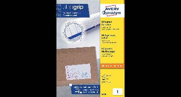 Etiket Avery Zweckform 6135 210x148mm wit 200stuks