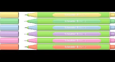 Schneider fineliner - Line-Up – lijnbreedte 0,4mm - pastel - 5+1 gratis - S-191085