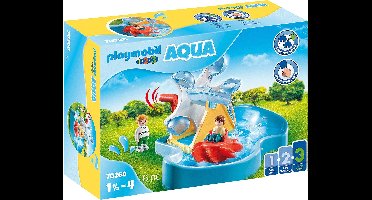 PLAYMOBIL 1.2.3. Aqua Waterrad met carrousel - 70268