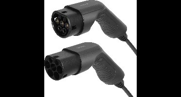 Deltaco EV 1207 e-Charge Oplaadkabel voor Elektrische Auto - Type 2 - 16A / 3.6kW - 7 m - Zwart