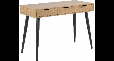 Nete bureau met 3 lades wild eiken.