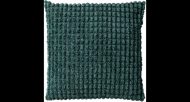 Dutch Decor ROME - sierkussen 45x45 cm - effen kleur - 3D-structuur - Sagebrush Green - groen - Inclusief binnenkussen - Luxe kussens voor woonkamer & bank