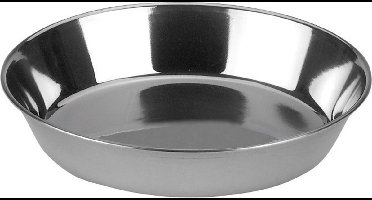 Kerbl Rvs Lage Voer/waterbak 300 Ml