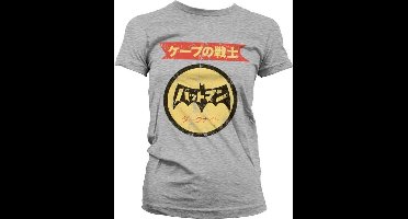 DC Comics Batman Dames Tshirt -XL- Japanese Retro Logo Grijs