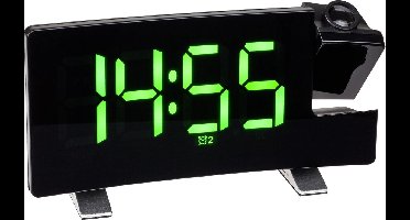 TFA Dostmann 60.5015.04 Wekker Quartz Zwart