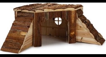 Beeztees Forest hoekhuis- groot - 48 x 48 x 21 cm