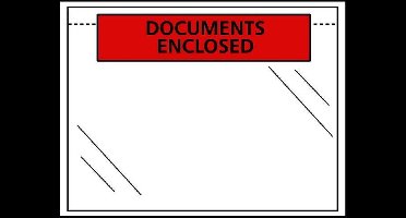 PAKLIJSTENVELOP QUANTORE A6 165X115MM BEDRUKT