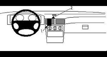 Brodit ProClip houder geschikt voor Chevrolet Matiz 2005 / Deawoo Nexia 1995-2004 Center mount