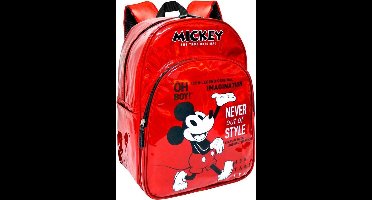 Disney rugzak Mickey Mouse 90 jaar rood