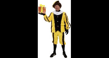 Piet plushe zwart/geel