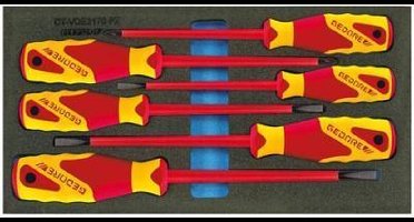 Gedore 1500 CT1-VDE 2170 PZ 6 delige schroevendraaierset in 1/3 CT module