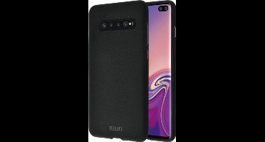 MH by Azuri flexible cover with sand texture - zwart - voor Samsung S10 Plus
