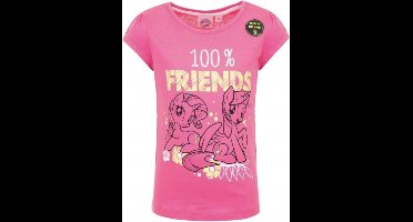 My Little pony shirt Glow in the dark - roze - maat 92/98 (3 jaar)