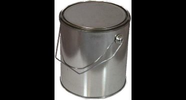 Verfblik met deksel en hengsel - 2,5 liter