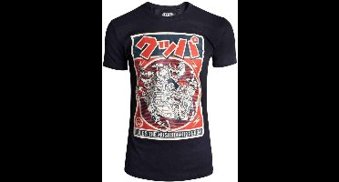 Nintendo Super Mario Heren Tshirt -S- Bowser Squad Propaganda Zwart