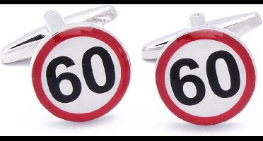 Manchetknopen - 60 Jaar Jubileum Feest Verjaardag