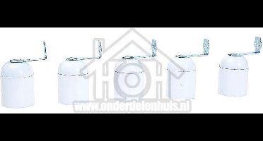 Universeel Lamphouder E27 wit haakse beugel 0032025