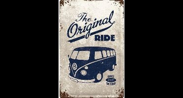 Volkswagen Wandbord 'The Original' - Metaal - 40 x 60 cm
