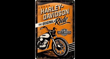 Harley-Davidson Tin Sign Original Ride 20 x 30 cm