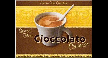 Cioccolato Cremoso Served Here Magneet
