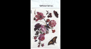 Basic Tijdelijke Tattoos Flowers 10 Stuks