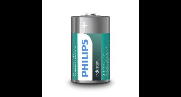 Philips Industrial Alkaline D/LR20 - Batterijen - 10 stuks