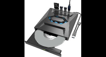 Externe DVD Speler Voor Laptop - CD Brander - Plug & Play