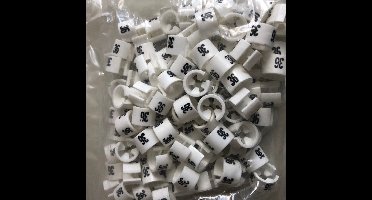 Minimarker wit/zwart 36 100st