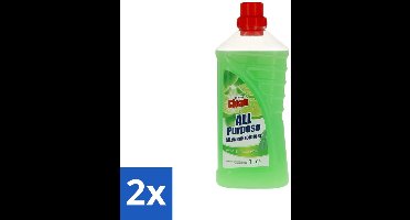 At Home - Clean - Allesreiniger - Limoen & Eucalyptus - 1 L - Voordeelverpakking - 2 stuks