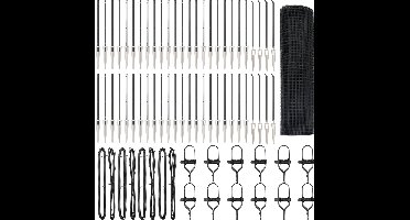 vidaXL - Hekpaal. - Grijs