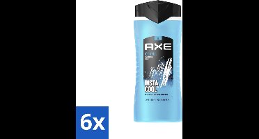 Axe XL - 3-in-1 Douchegel - Ice Chill - Icy Menthol - Insta Cool - 400 ml - Voordeelverpakking - 6 stuks