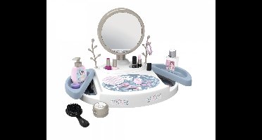 Smoby - Mijn schoonheidsstudio - Tafelmodel kaptafel met kantelbare en afneembare spiegel - 15 dummy-accessoires - Made in France