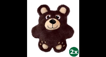 Kong snuzzles bear 2x 21,5x21,5x9 cm