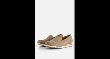 Gabor Instappers beige Nubuck - Dames - Maat 38