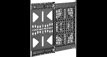 SpeaKa Professional Wandbeugel voor AV-apparaten in schuiflade Geschikt voor serie: Universeel Mat zwart