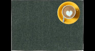 Outdoor buiten placemat Kiko - Groen - 30 x 45 cm - 4 Stuks