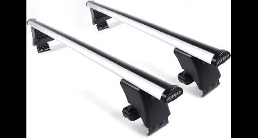 Dakdragers geschikt voor de Toyota RAV4 2006 t/m 2013 glad dak - Aluminium - Hoog laadvermogen 100kg - Merk Farad