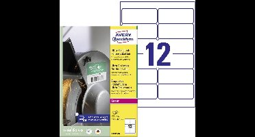 Avery-Zweckform L7913-40 Universele etiketten 99.1 x 42.3 mm Polyethyleen folie Wit 480 stuk(s) Permanent hechtend Lase