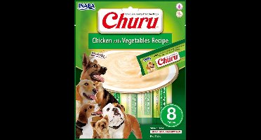 Inaba Churu Hondensnack Chicken & Vegetables - 8 x 20 gr