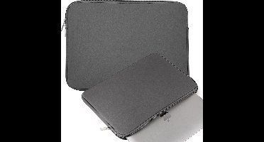 Universele - hoes - laptoptas 15,6 schuif tablet-computer organizer grijs