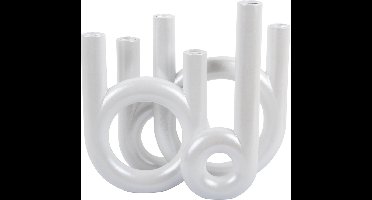 Present Time - Kandelaar Rings Large - Metallic white