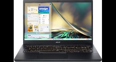 Acer Aspire 7 A715 - i5 - 16GB - 512GB - Nvidia RTX2050 - Zwart