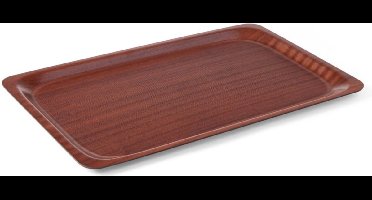 HENDI Rechthoekig dienblad – antislip – mahonie – 325x530 mm