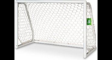 EXIT Scala Aluminium Voetbaldoel 120x80cm - Weerbestendig - Voetbal Goal - Voor Kinderen - Tuin - Wit