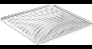 HENDI Geperforeerde ovenplaat – 4 randen – 354x325x10 mm – aluminium